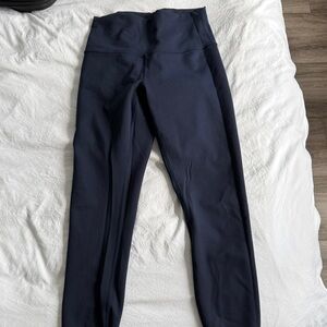 Lululemon Navy Blue High-Waisted Leggings